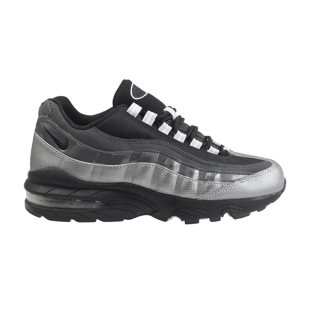 Air Max 95 GS 'Black Metallic Silver'