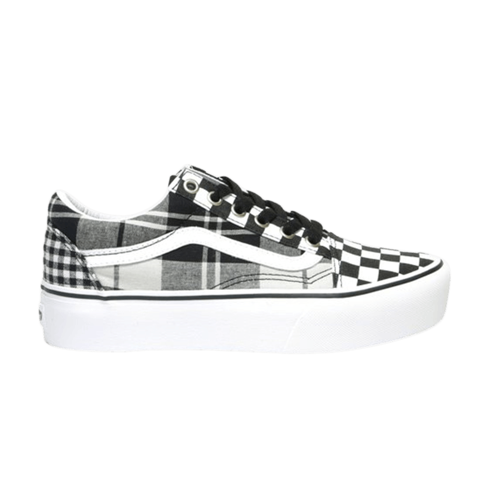 Old Skool Platform 'Plaid Checkerboard'