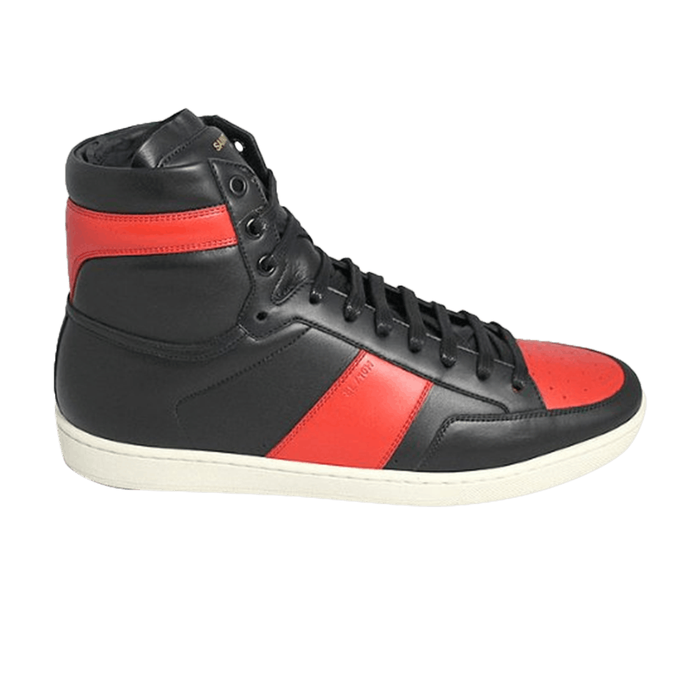 Saint Laurent Signature Court Classic SL/10H High Top Sneaker 'Red'