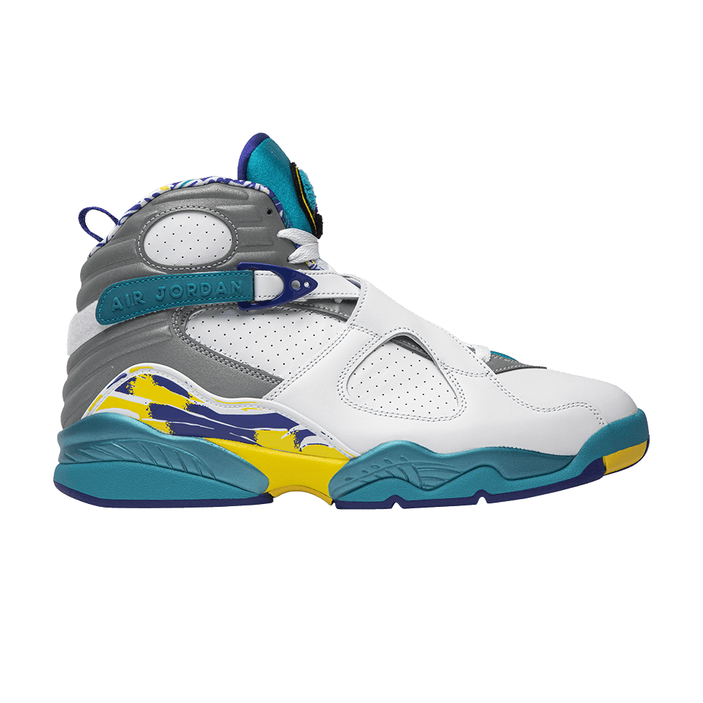 Wmns Air Jordan 8 Retro 'White Aqua'