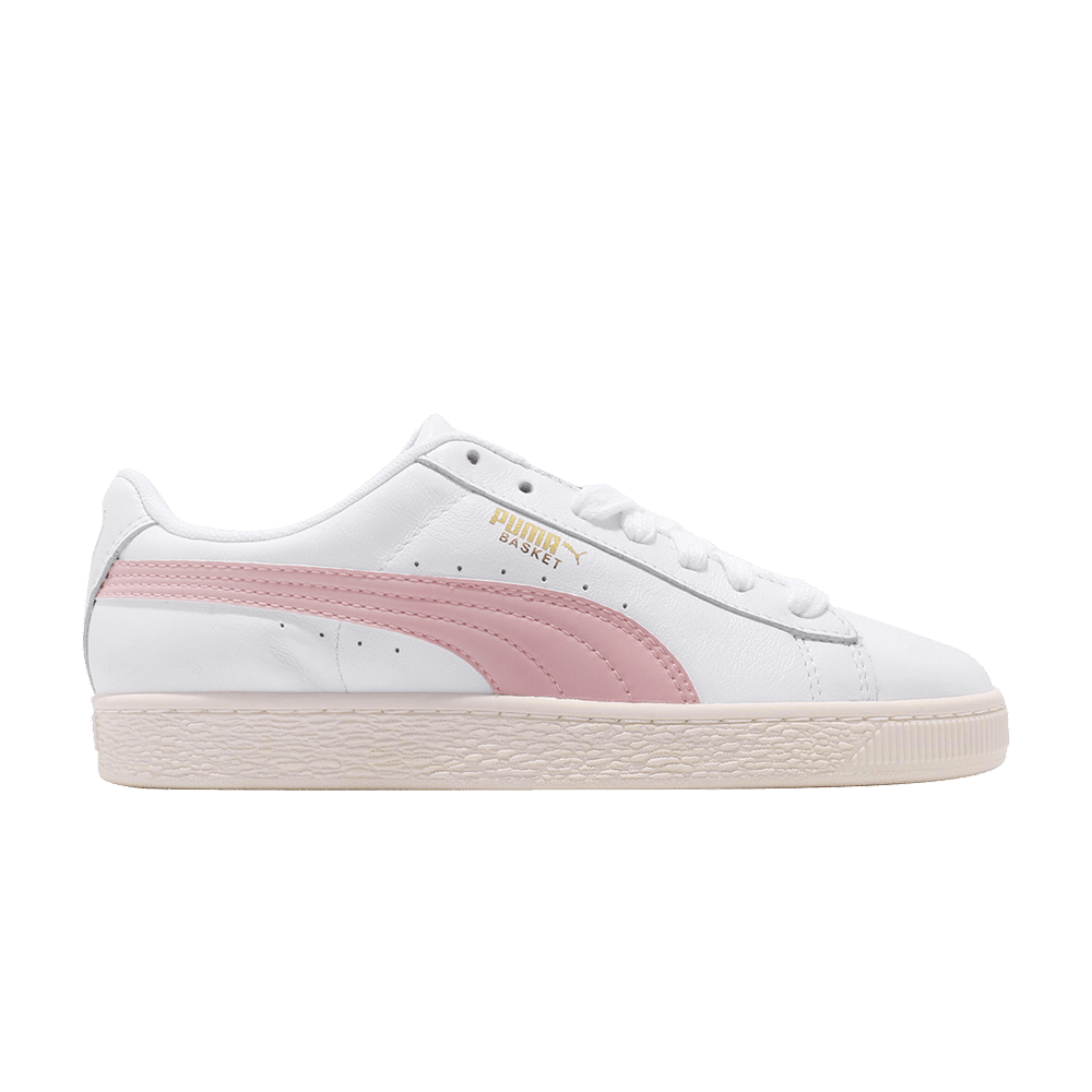 Pre-owned Puma Basket Classic Lfs 'white Bridal Rose'