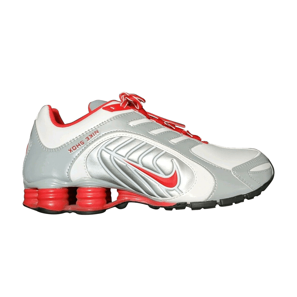 Wmns Shox Navina 'Metallic Platinum Shock Red'