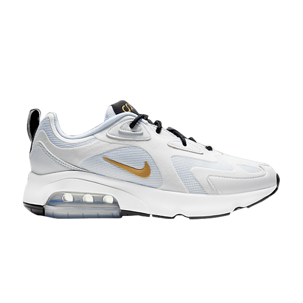 Wmns Air Max 200 'White Metallic Gold'