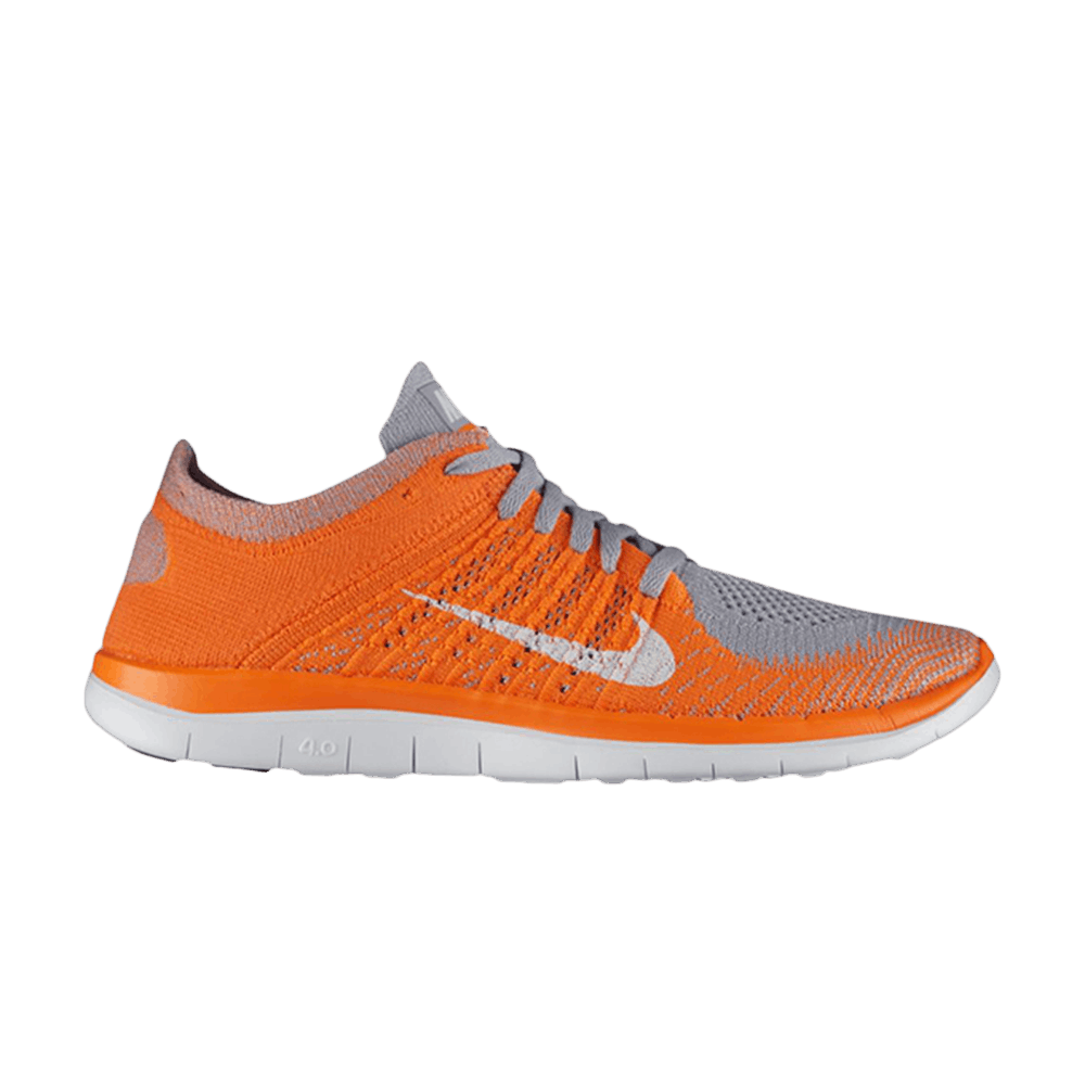 Free 4.0 Flyknit 'Total Orange Wolf Grey'