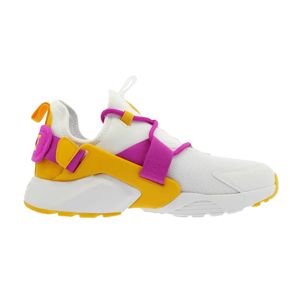 Wmns Air Huarache City Low 'White Fuschia'