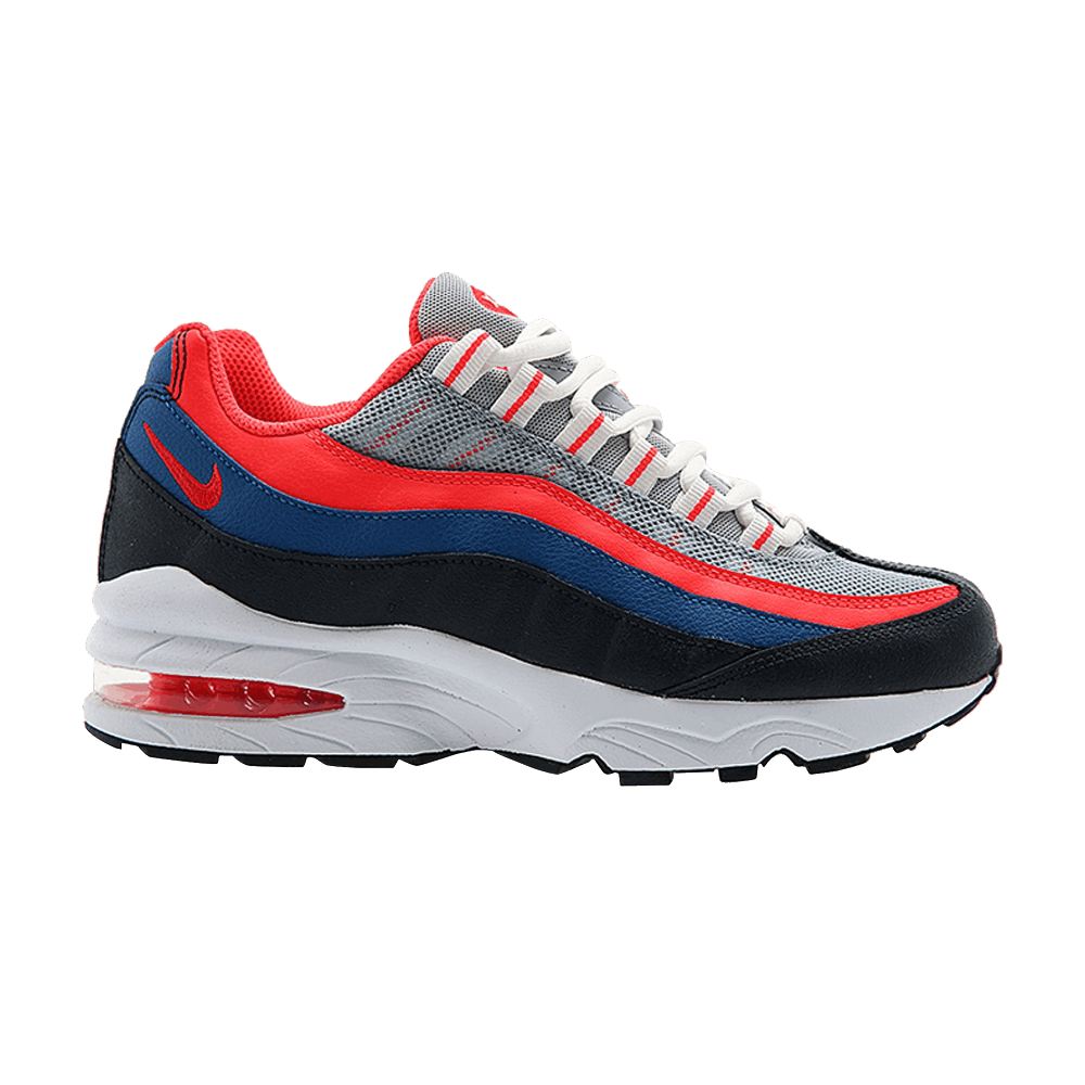 Air Max 95 GS 'Grey Crimson Blue'