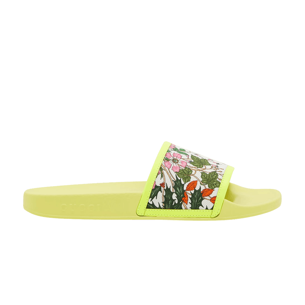 Gucci Wmns Pursuit Pool Slide 'Yellow Floral'