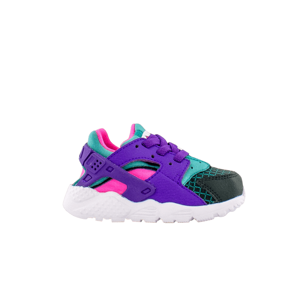 Huarache Run Now TD 'Outdoor Green Hyper Grape'