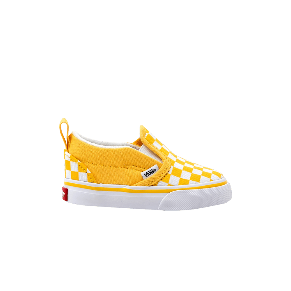 Slip-On V Toddler 'Aspen Gold Checkerboard'