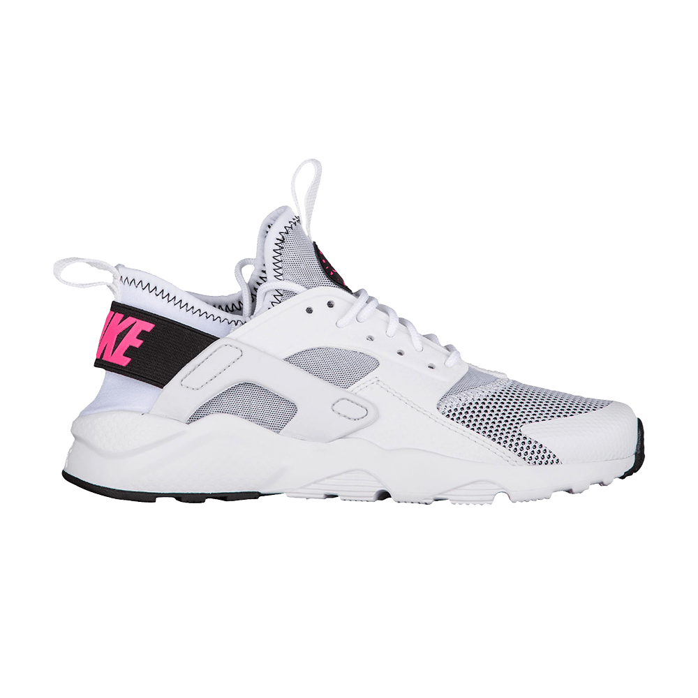 Air Huarache Run Ultra GS 'White Black Pink Blast'