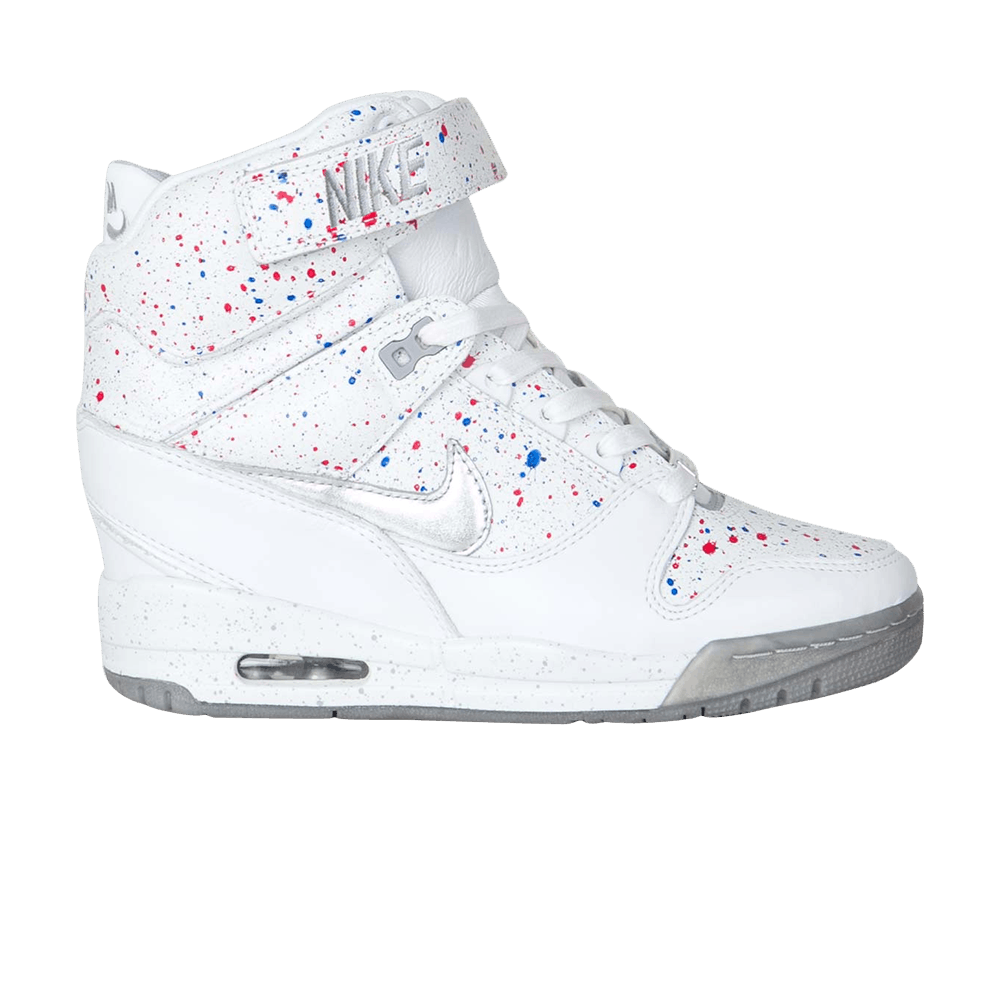 Wmns Air Revolution Sky Hi FW QS 'White Paint Splatter'