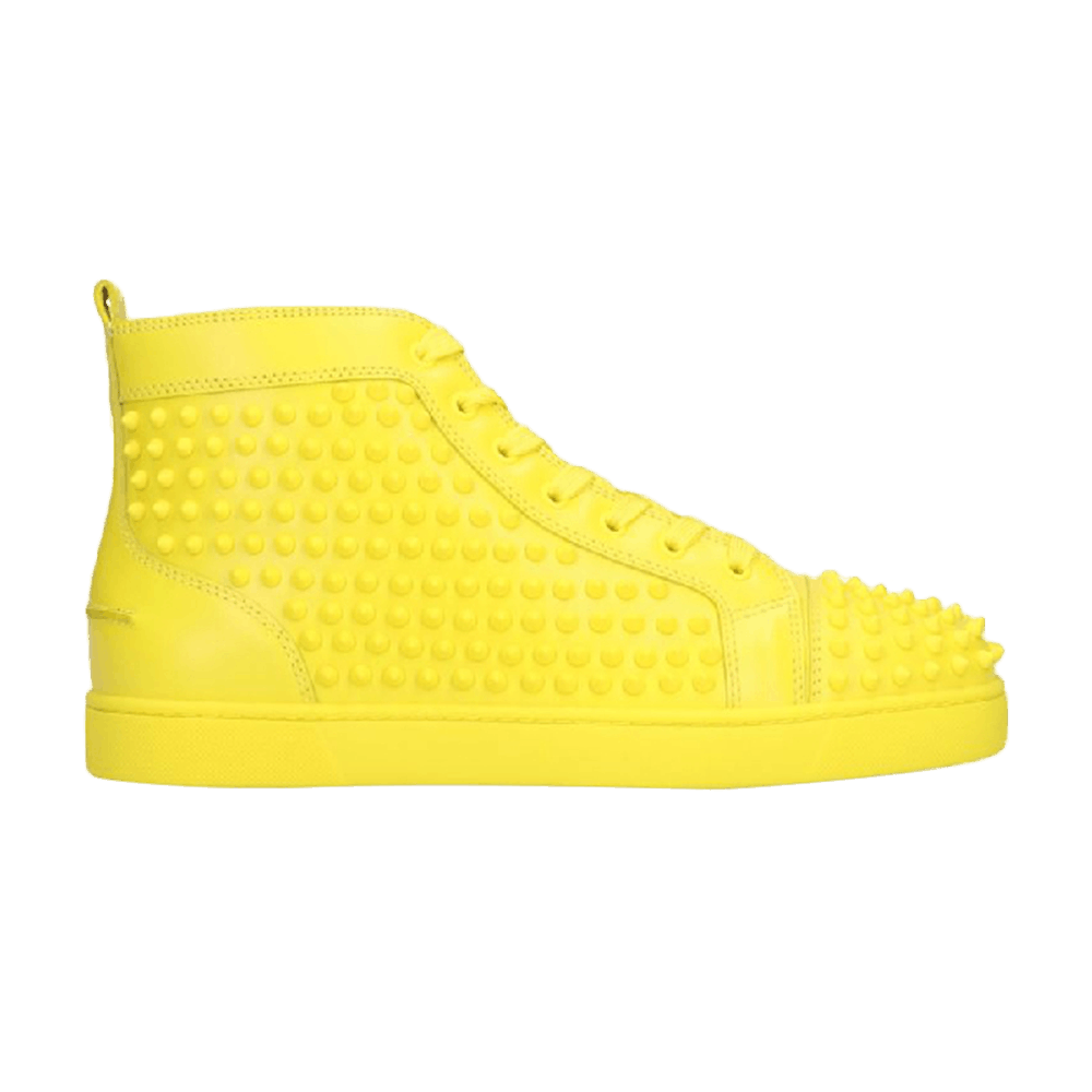 Christian Louboutin Louis Spikes Flat 'Yellow Queen'