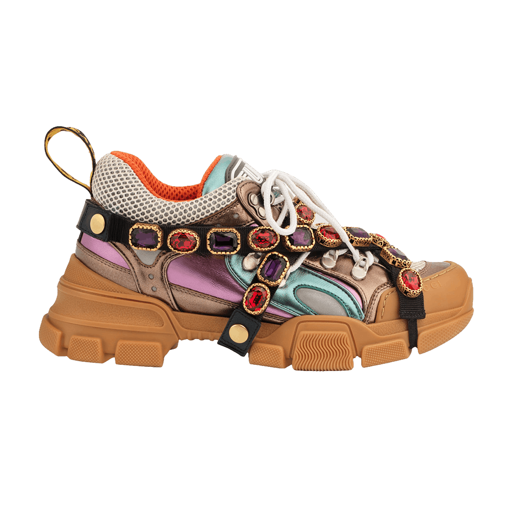 Gucci Wmns Flashtrek Crystals 'Multi-Color Metallic'