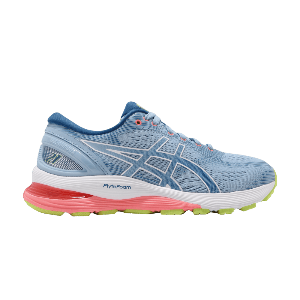 Wmns Gel Nimbus 21 Wide 'Heritage Blue Lake Drive'