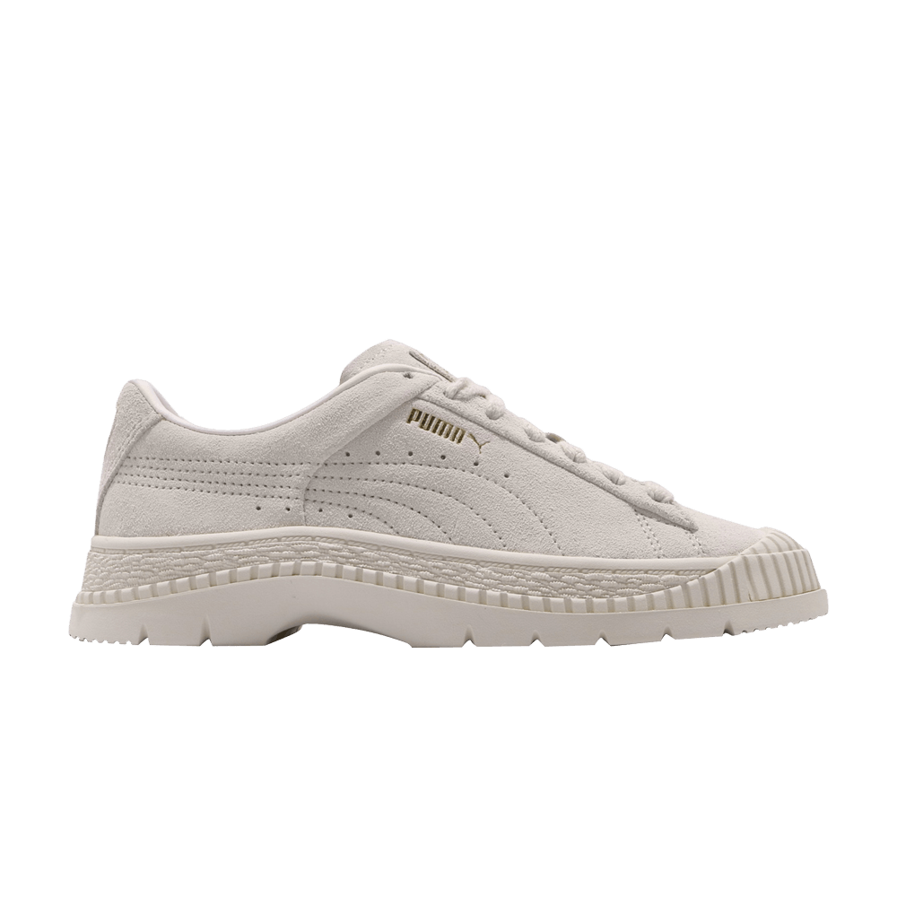 Pre-owned Puma Wmns Utility Suede 'pastel Parchment' In Cream