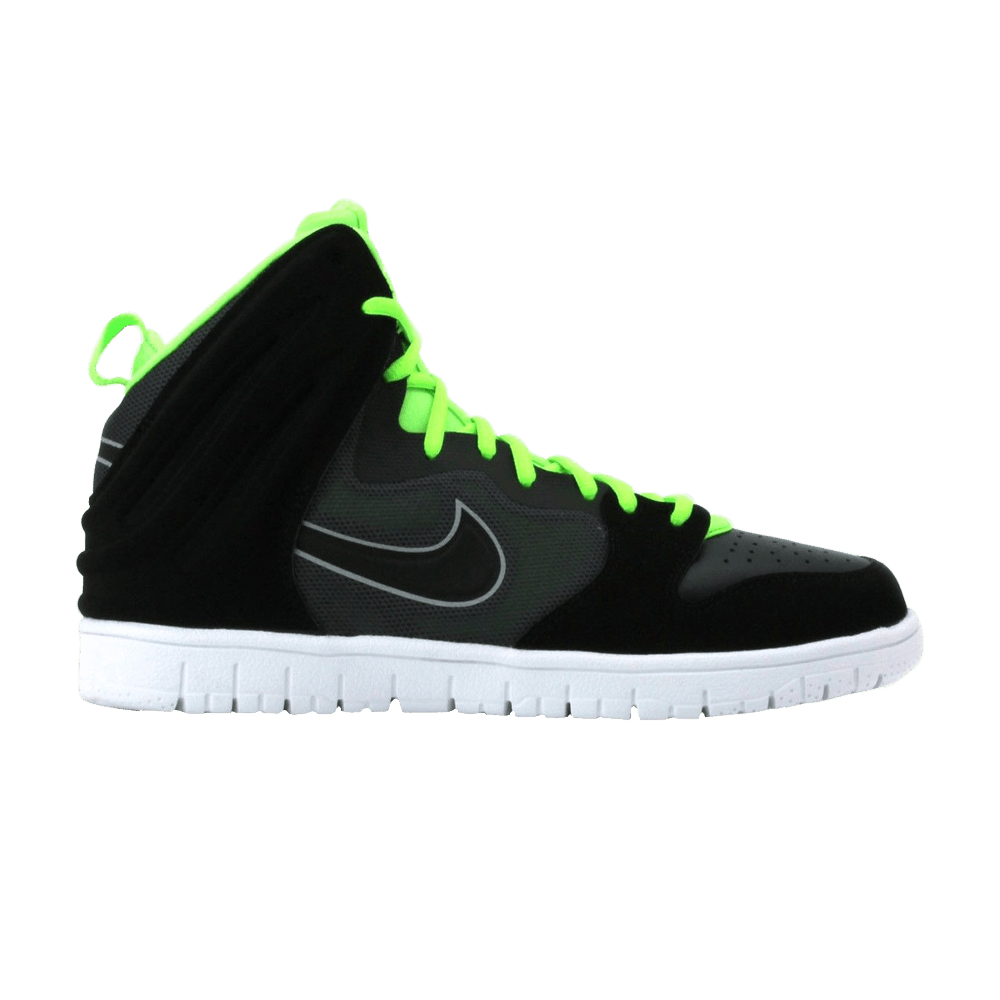 Dunk High Free 'Black Lime'