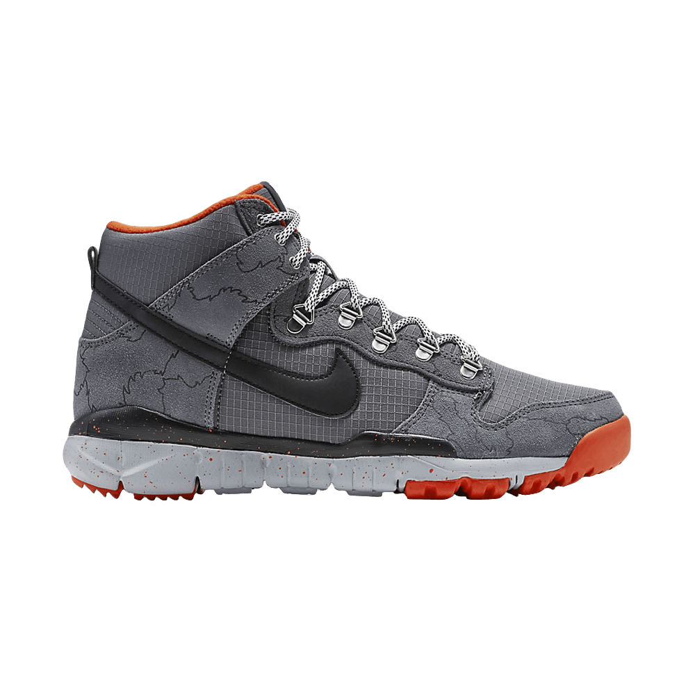 Poler x Dunk High OMS 'Dark Grey Orange'