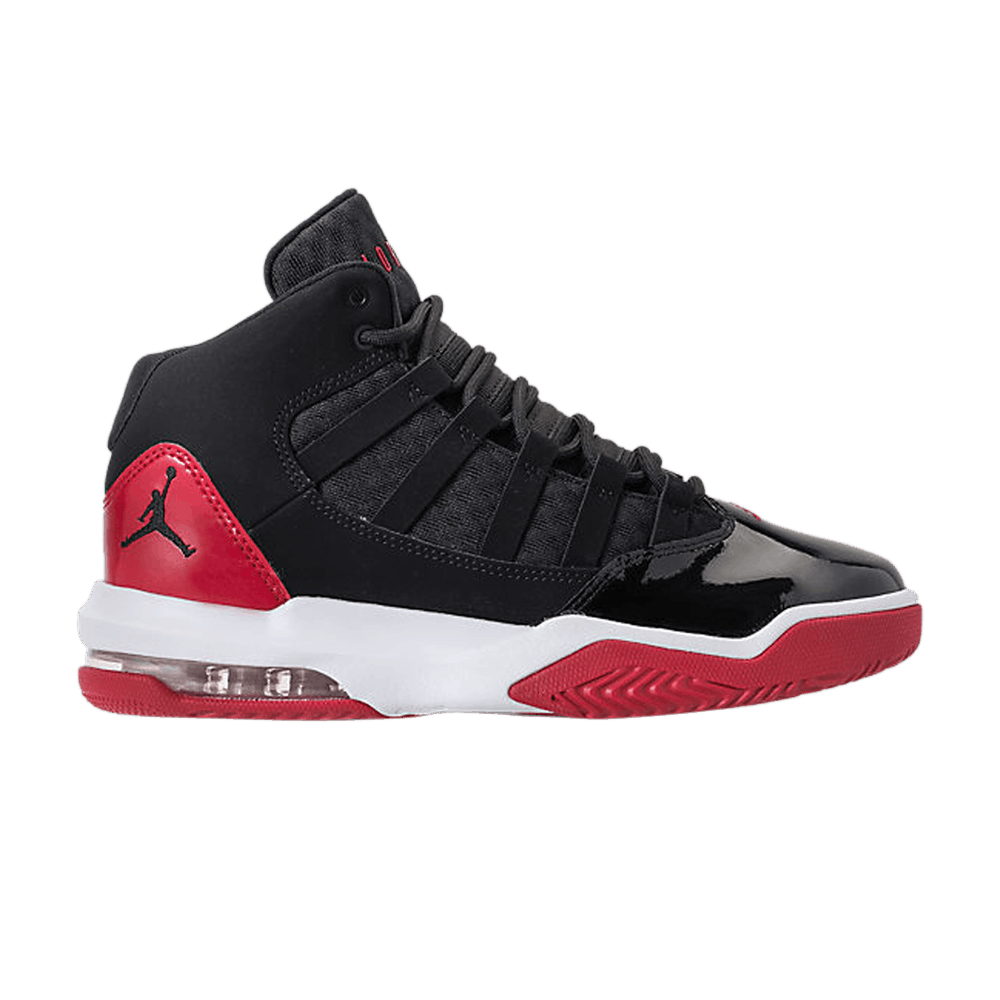 Jordan Max Aura GS 'Black Gym Red'