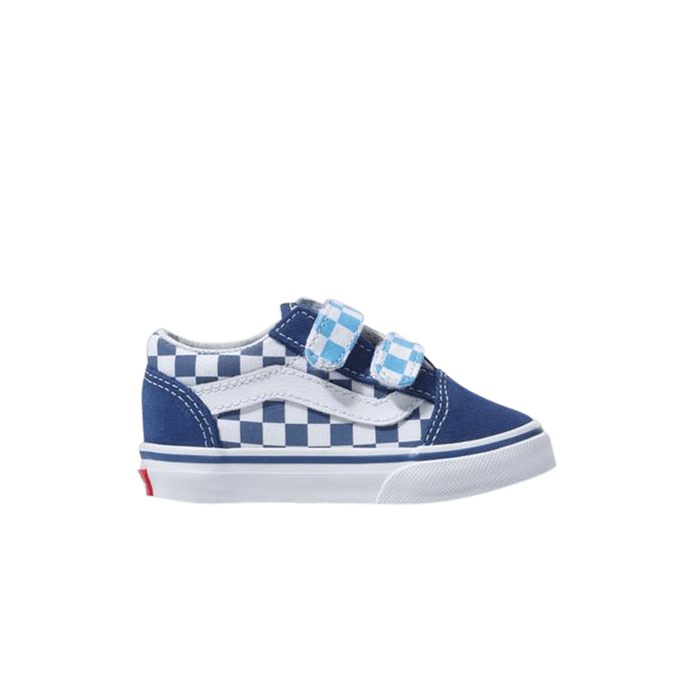 Old Skool V Toddler 'Checkerboard Bonnie Blue'