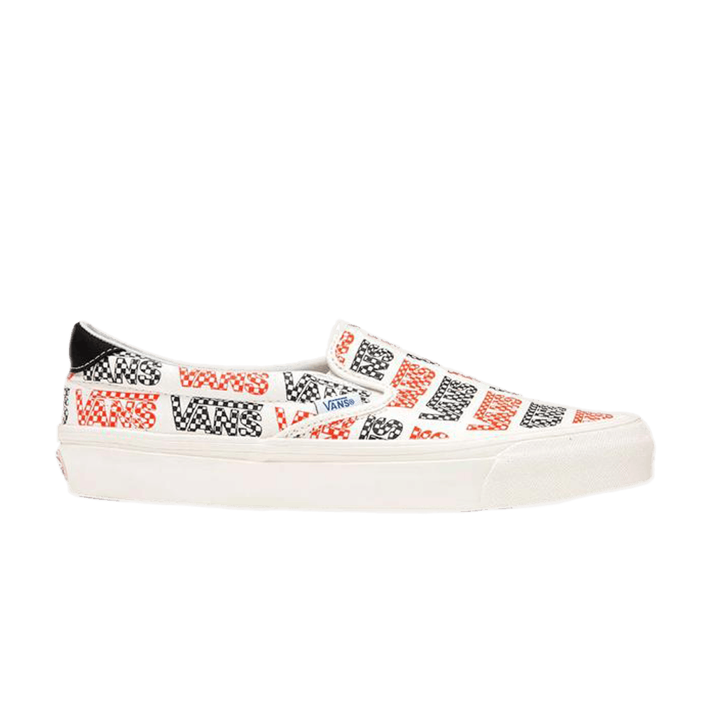 Slip-On 59 LX 'Racing Red Logo Checkerboard'