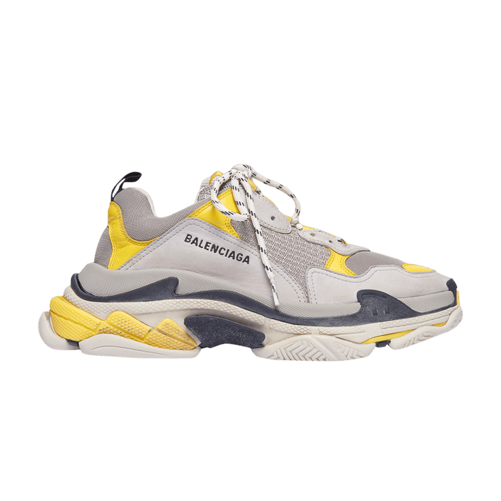 Balenciaga Triple S Sneaker 'Yellow Grey' 2019