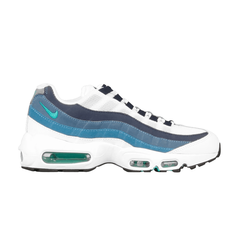 Pre-owned Nike Wmns Air Max 95 'new Green Indigo Blue'