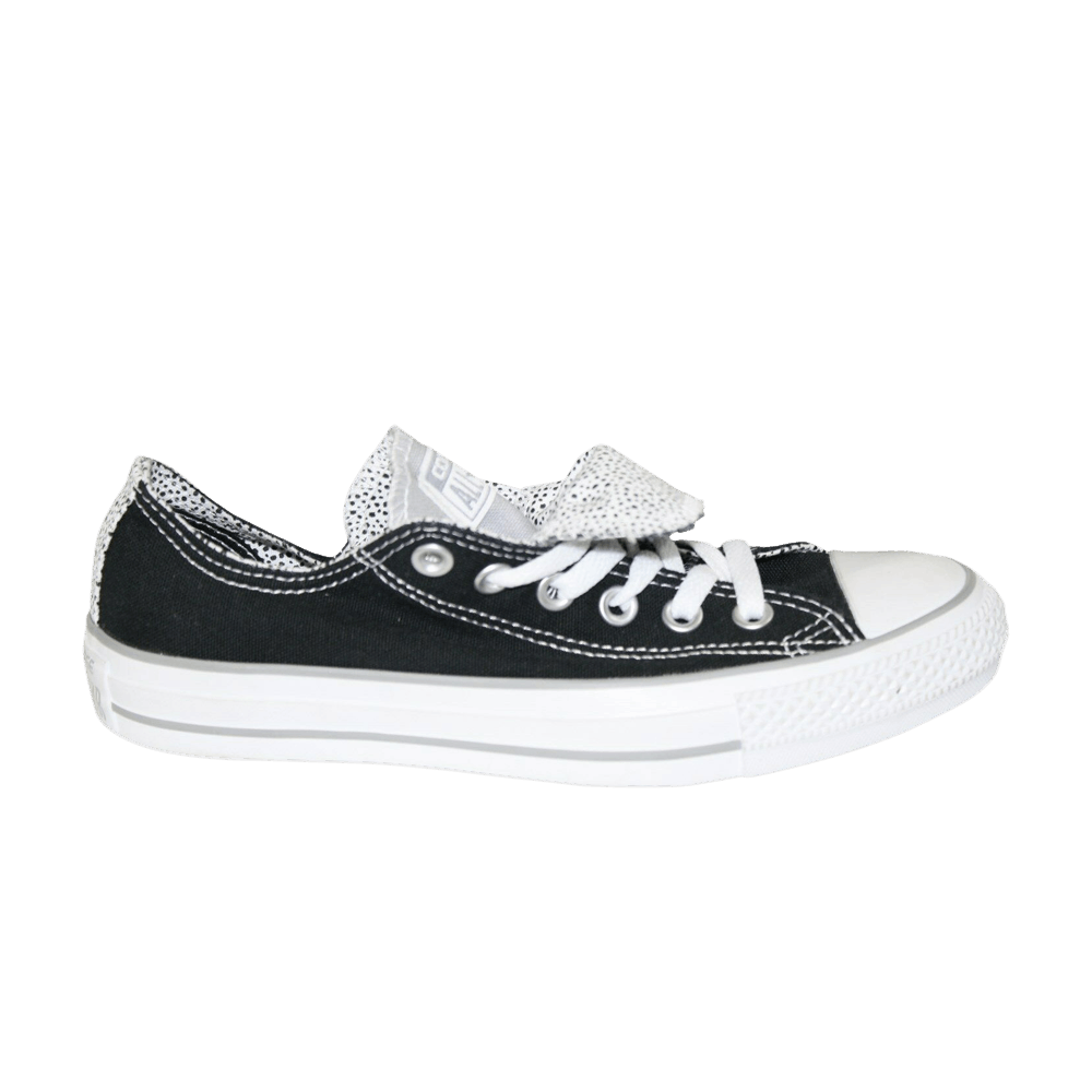 Wmns Chuck Taylor All Star Double Tongue Ox 'Black White Stone'