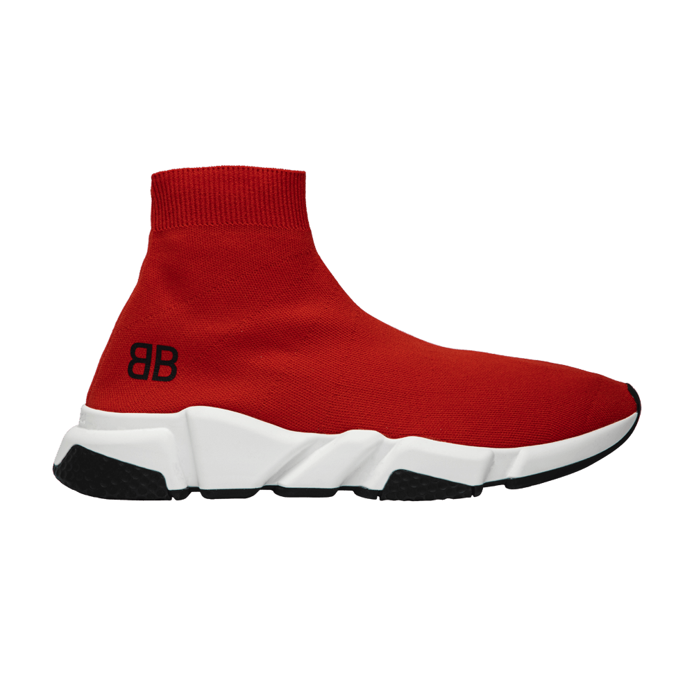 Balenciaga Speed Trainer Mid 'Red'