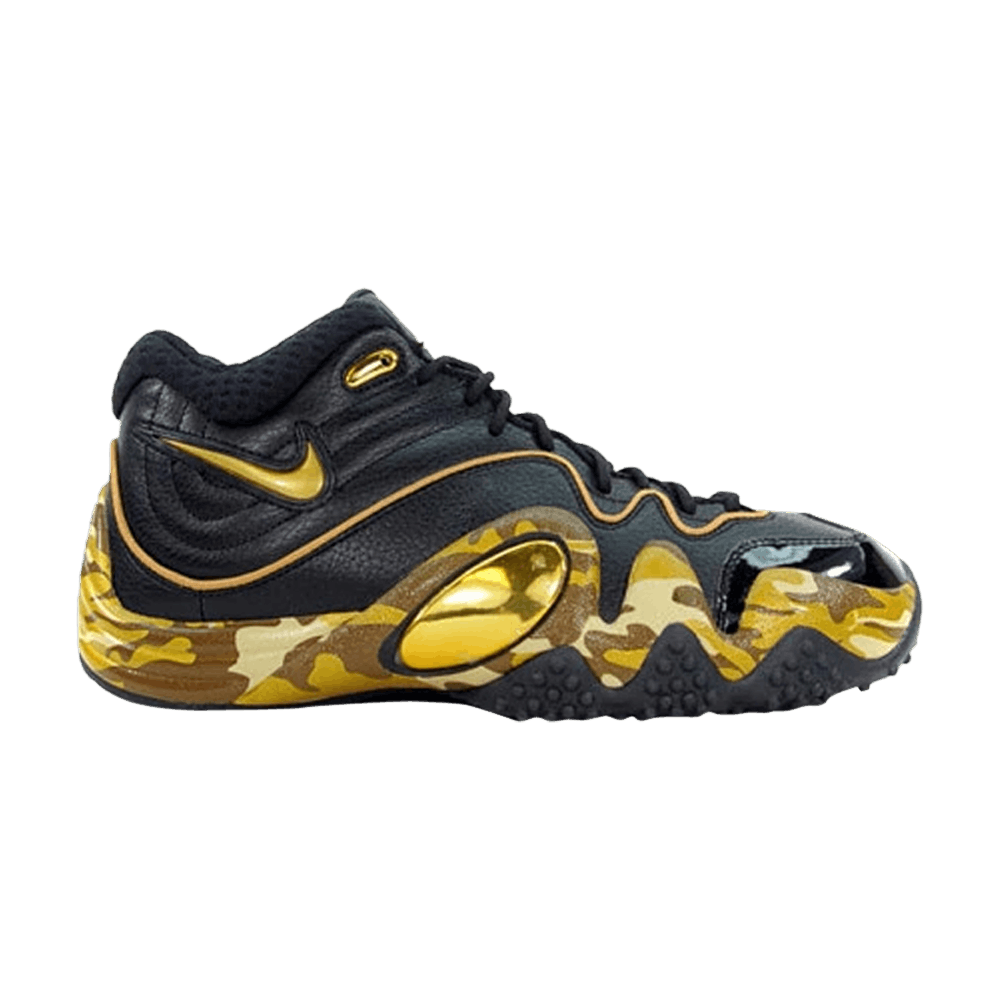 Zoom Uptempo 5 Premium 'Black Metallic Gold Camo'