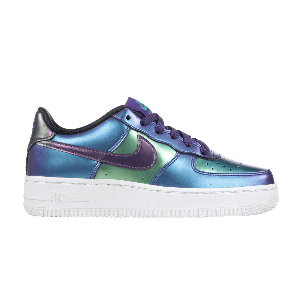 nike air force 1 purple green