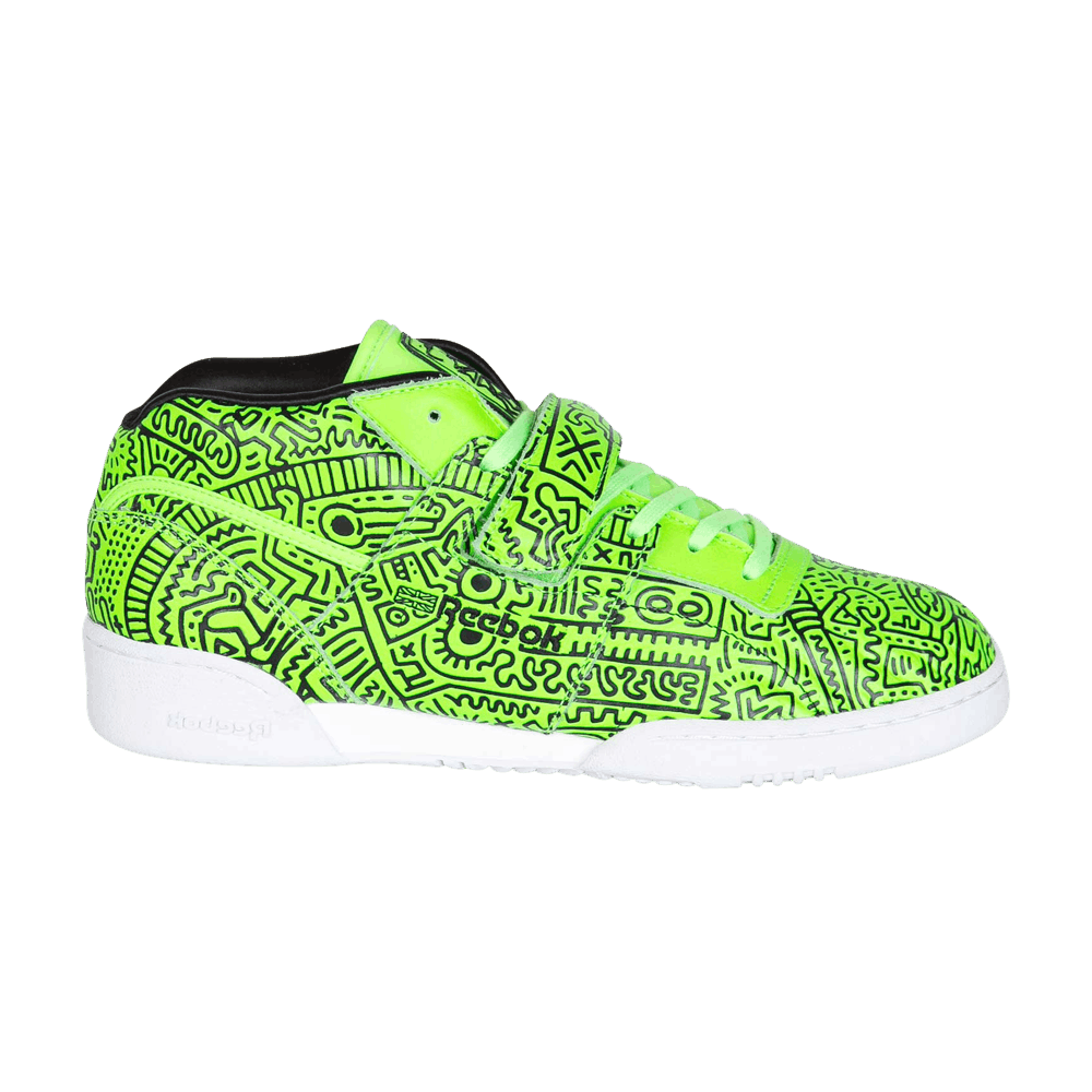 Keith Haring x Workout Mid Strap INT 'Neon Green'