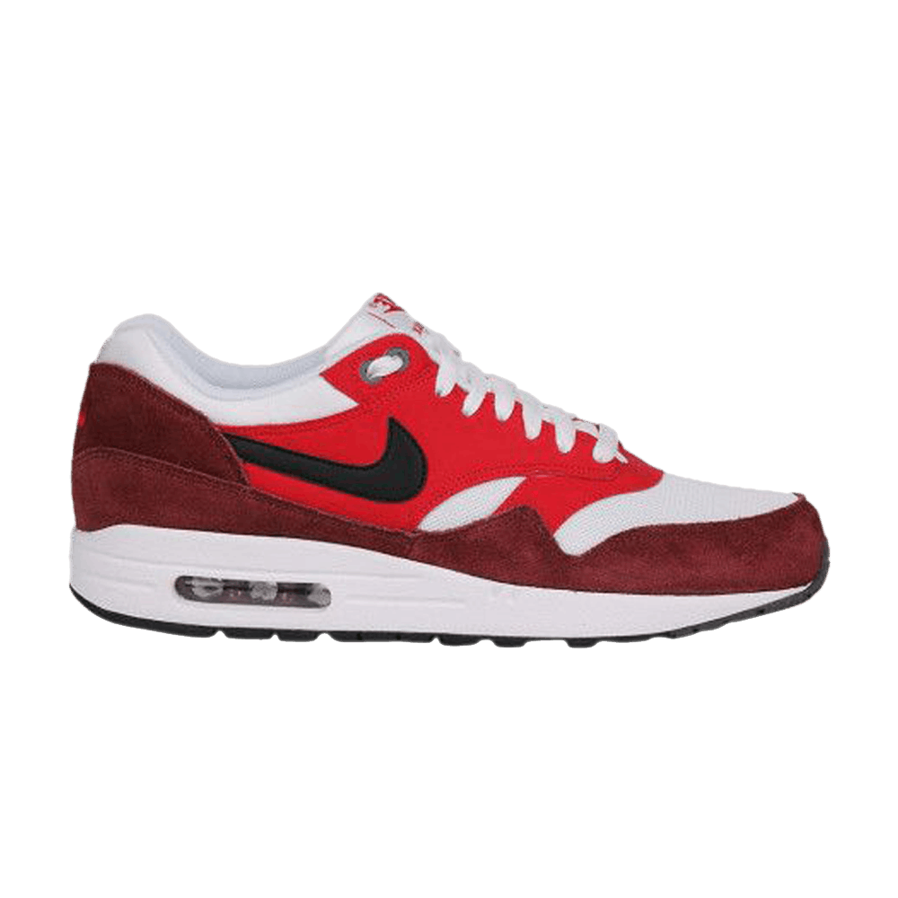 Pre-owned Nike Air Max 1 Essential 'university Red Black' In White