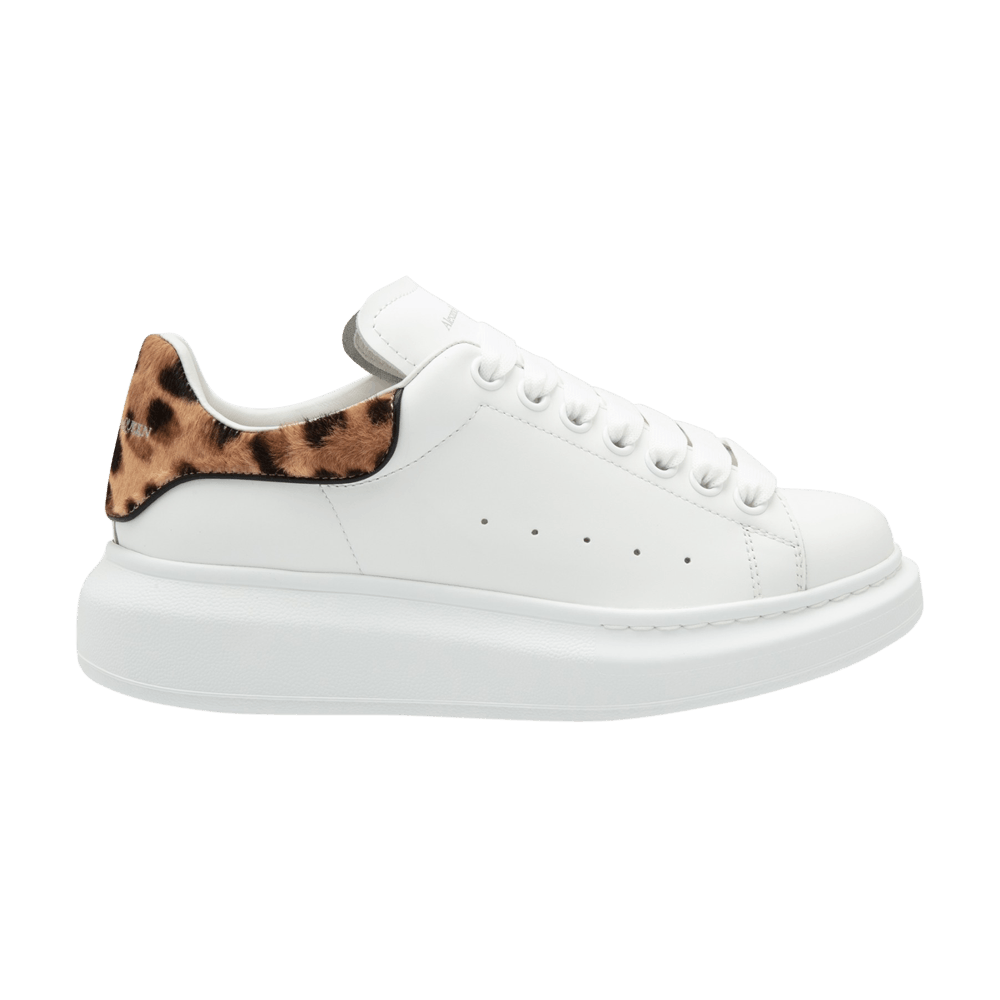 Alexander McQueen Wmns Oversized Sneaker 'White Leopard'