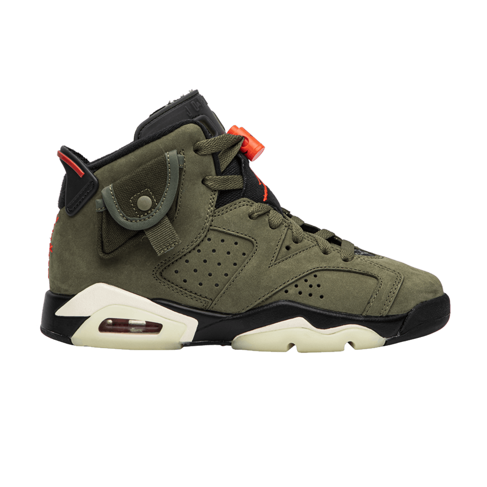 Travis Scott x Air Jordan 6 Retro GS 'Olive'