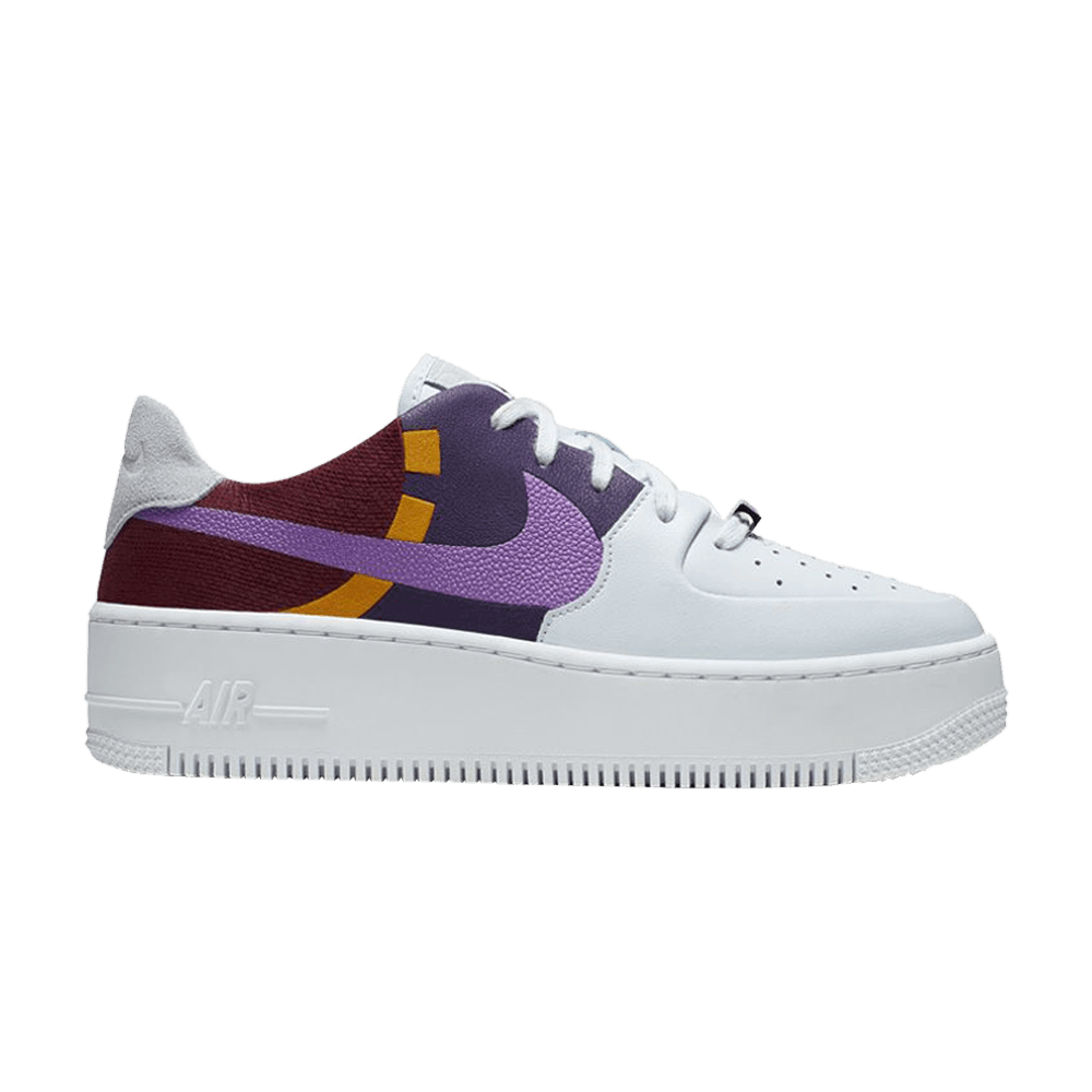 Wmns Air Force 1 Sage Low LX 'Grey Dark Orchid'