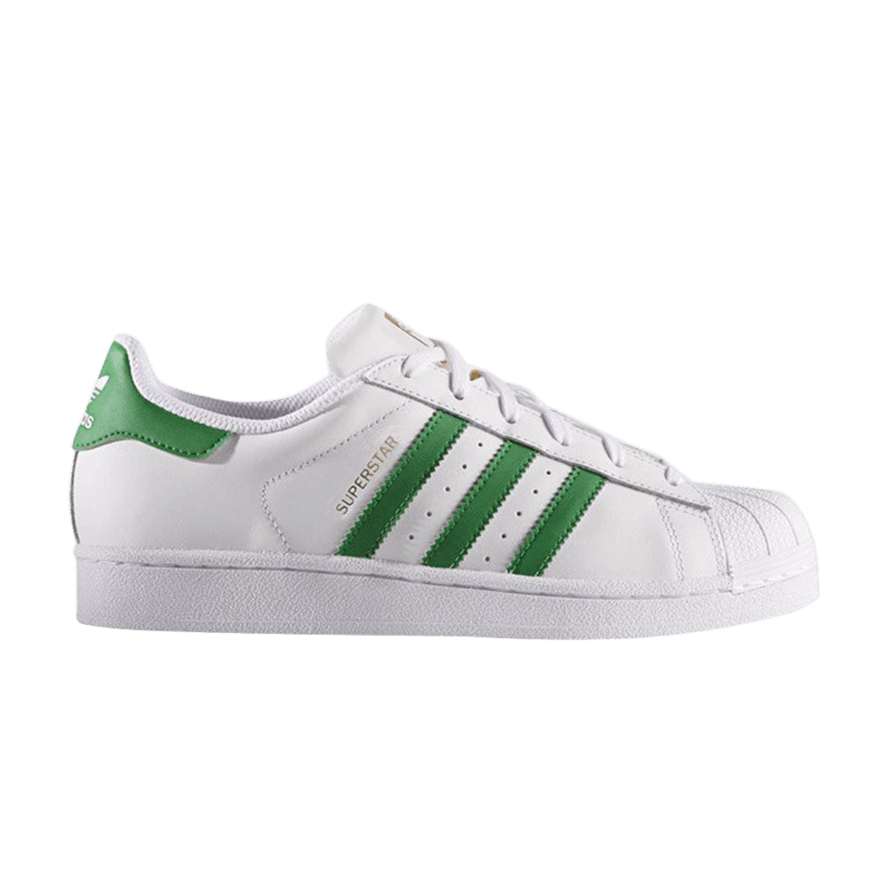 Wmns Superstar 'White Green'