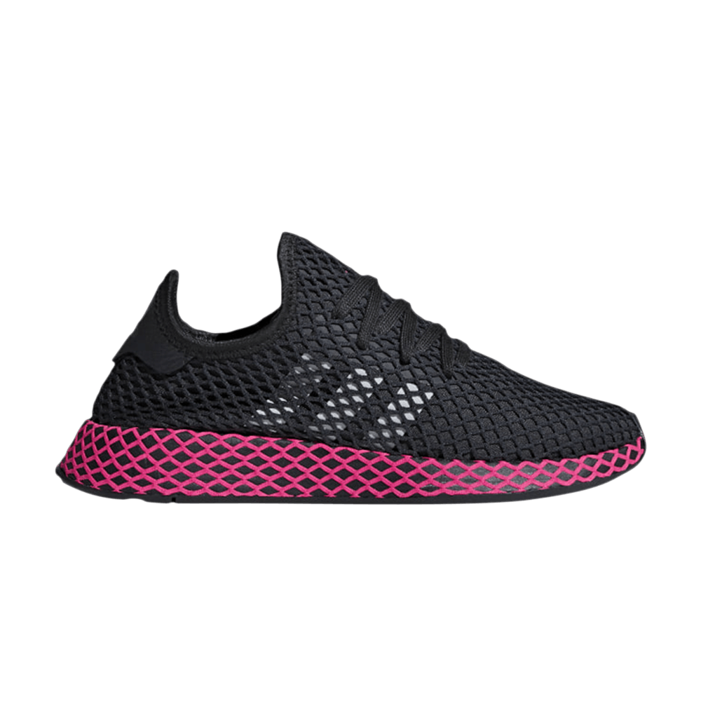 Wmns Deerupt Runner 'Black Shock Pink'