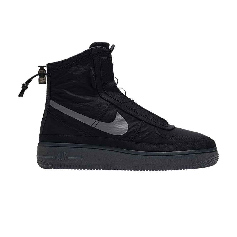 Wmns Air Force 1 High Shell 'Black'