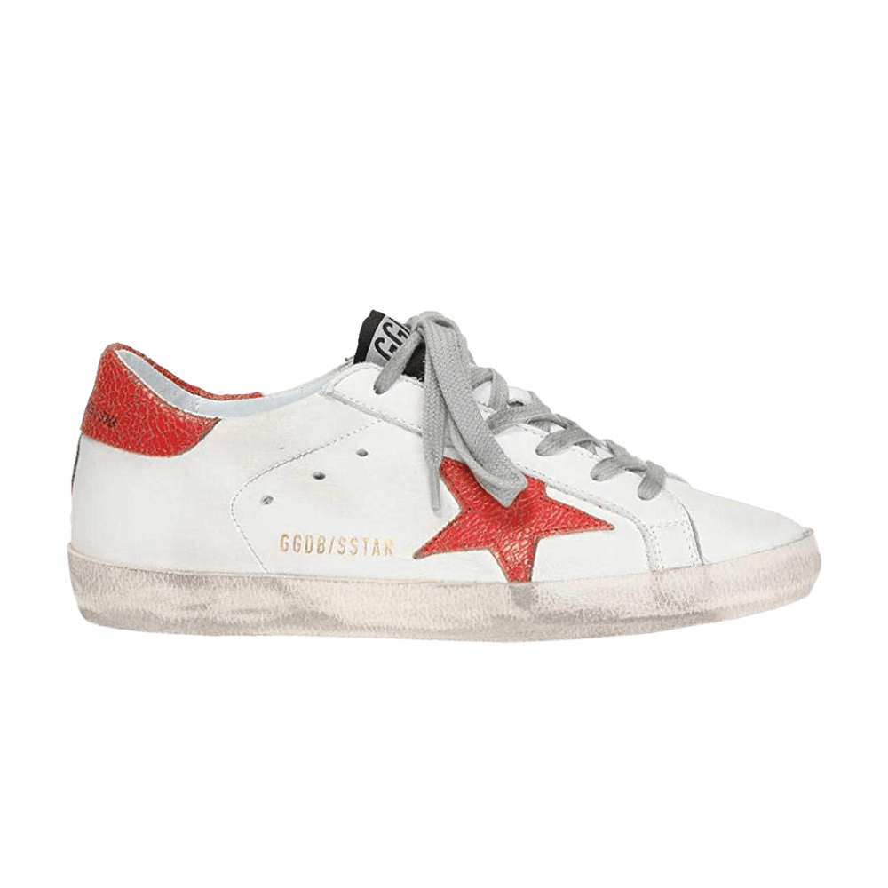 Golden Goose Wmns Superstar 'White Red'