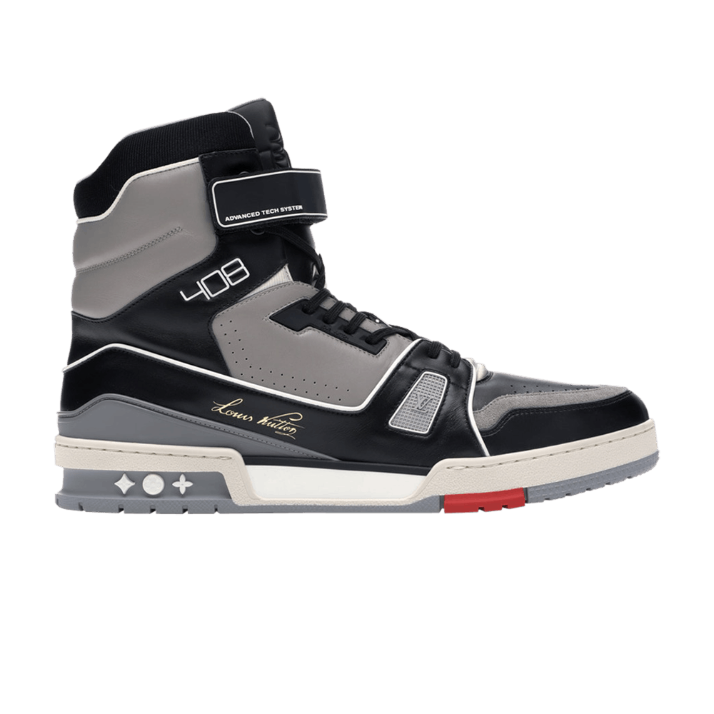 Louis Vuitton Trainer Sneaker Boot 'Black Grey'