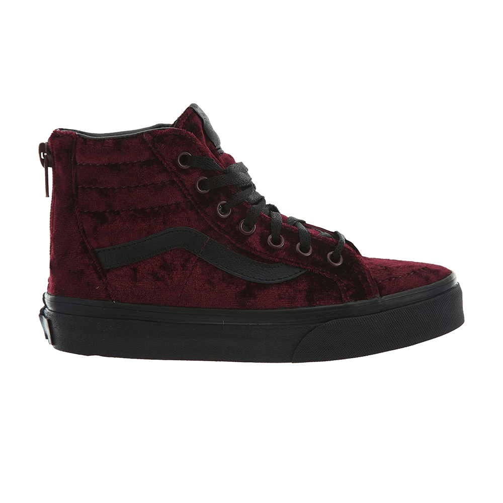 Sk8-Hi Zip Kids 'Velvet Red'