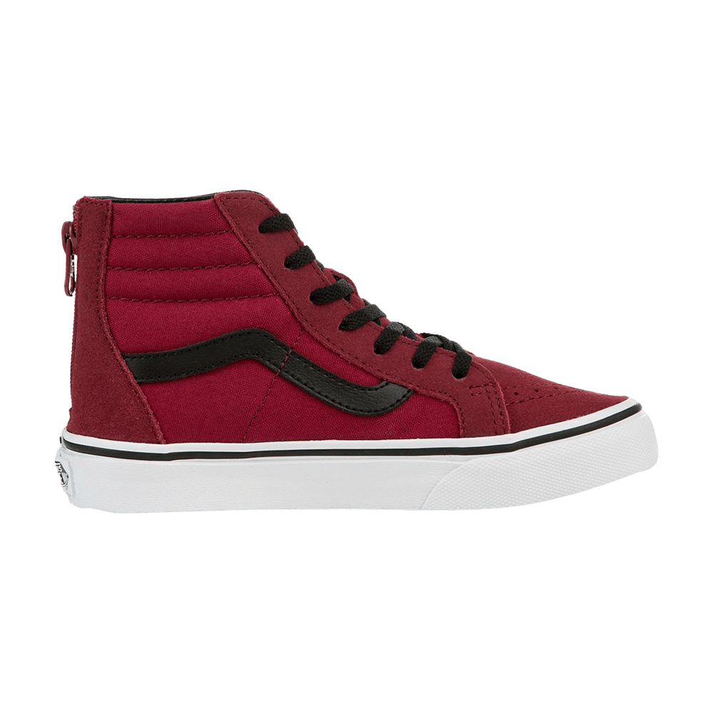 Sk8-Hi Zip Kids 'Tibetan Red'