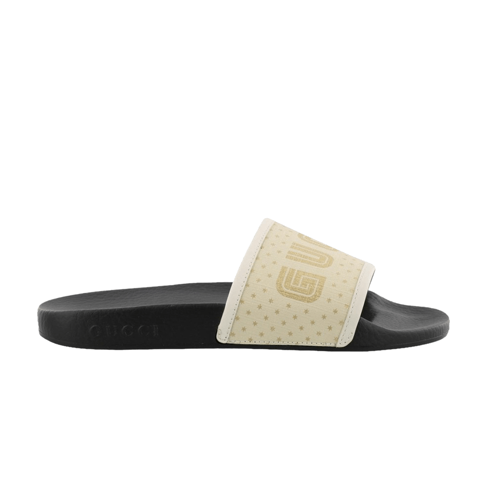 Gucci Guccy Slide 'White Gold Black'