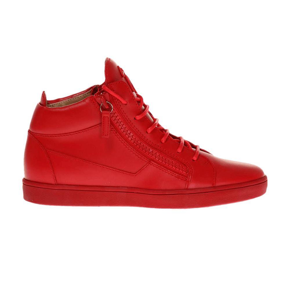 Giuseppe Zanotti Kriss Double-Zip Mid 'Red'