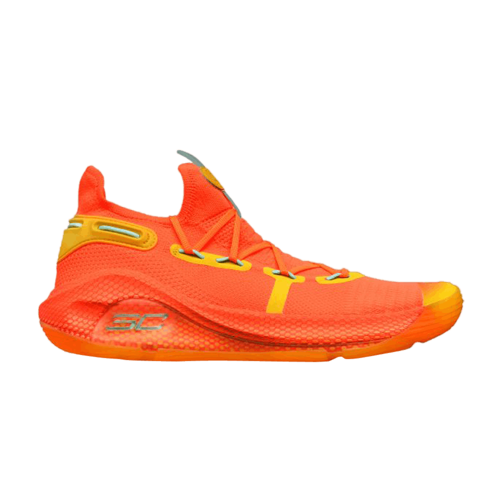 Pre-owned Under Armour Curry 6 'rep The Bay' In Orange