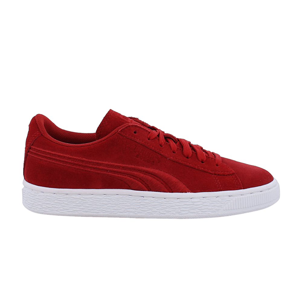 Suede Classic Badge Jr 'Red'