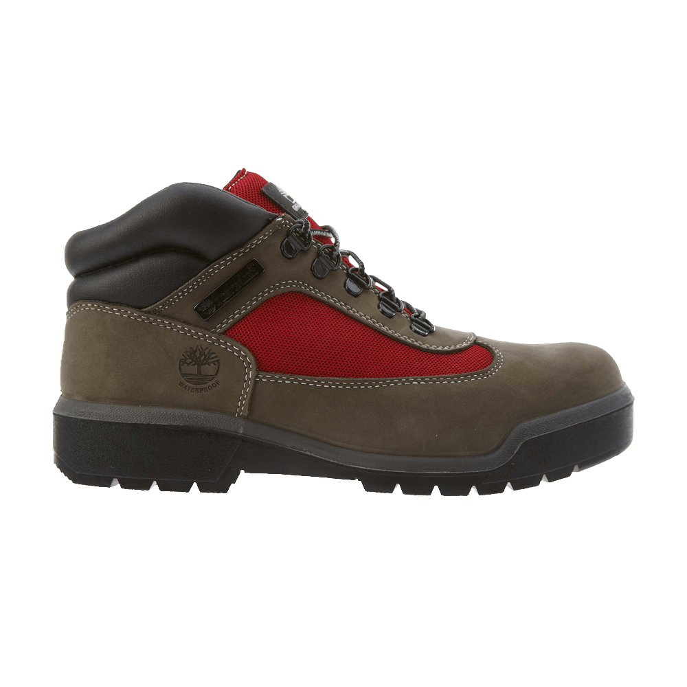 Field Boot Mid 'Grey Red'