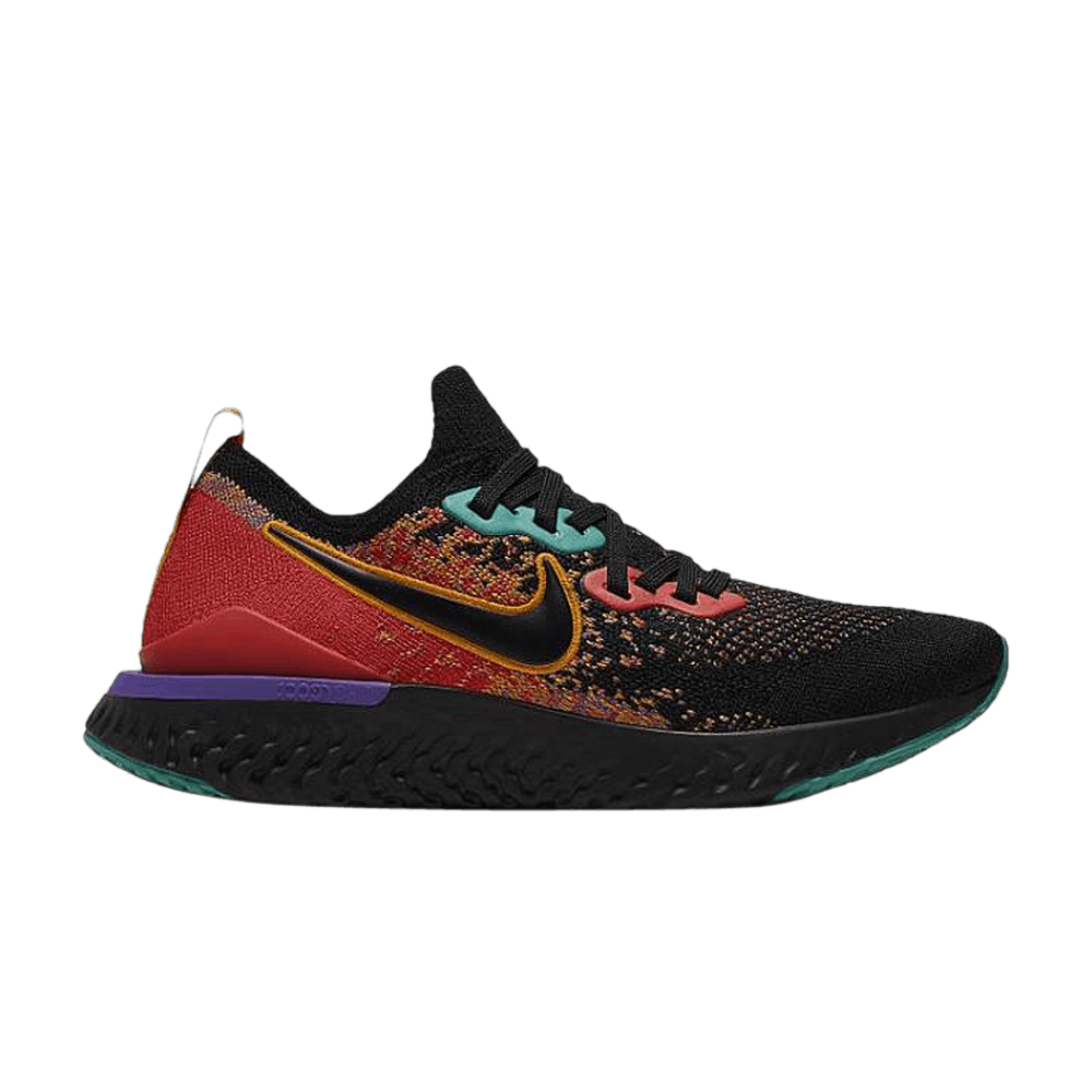 Wmns Epic React Flyknit 2 'Black Ember Glow'