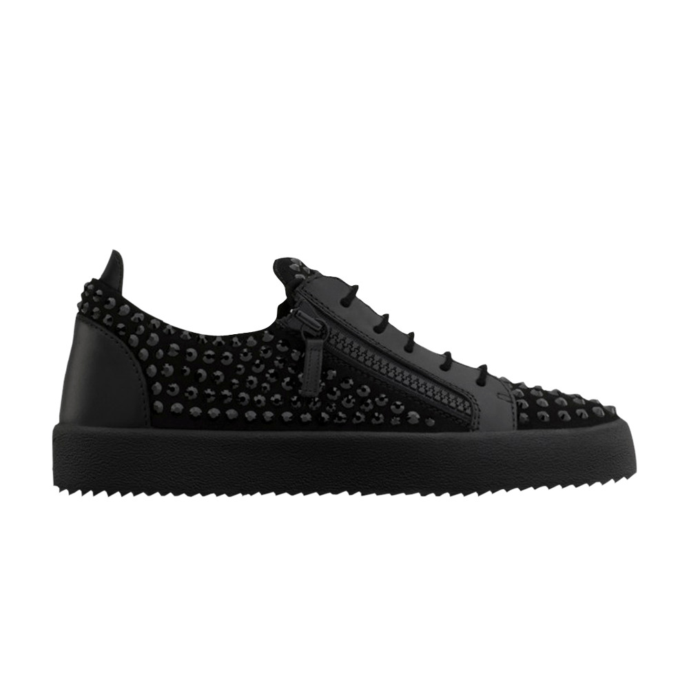 Giuseppe Zanotti Doris Suede Low 'Black Crystals'