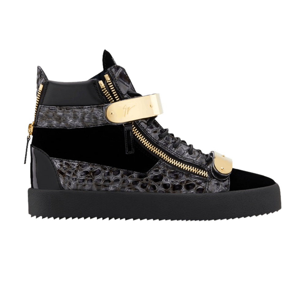 Giuseppe Zanotti Coby High 'Alligator Black'